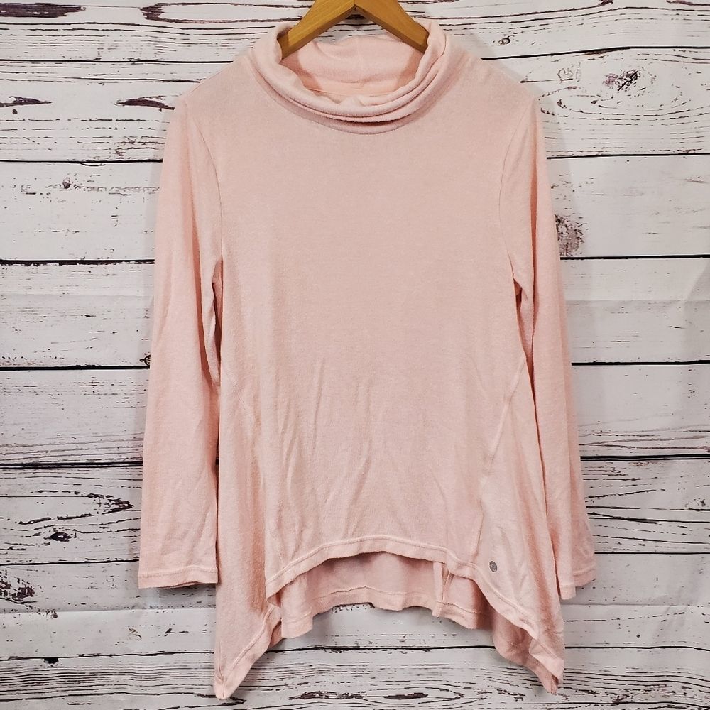 Apana Yoga Lifestyle Pink Sweater, Size Small